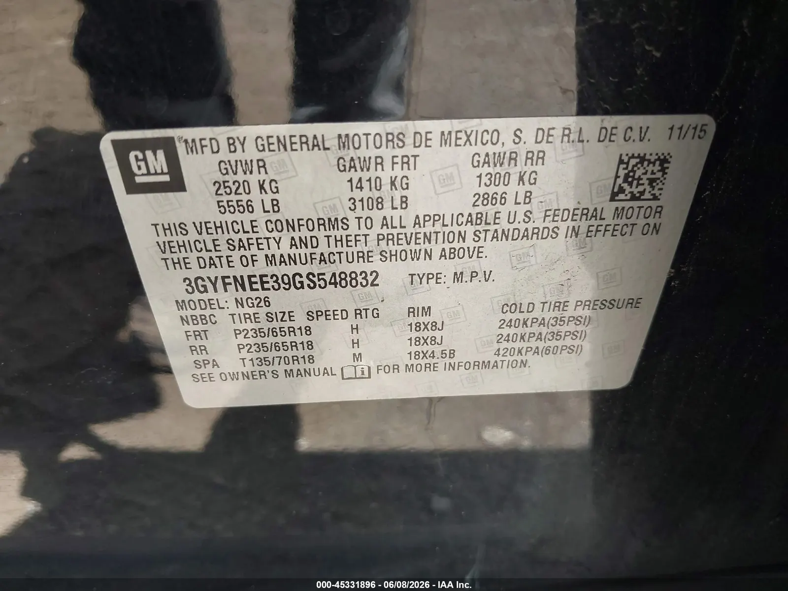 2016 Cadillac SRX Luxury Collection