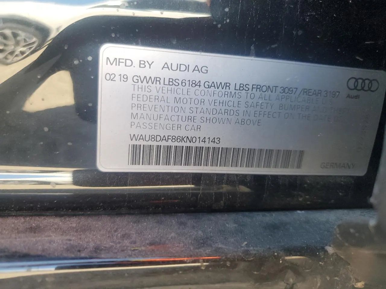 2019 Audi A8 L A8