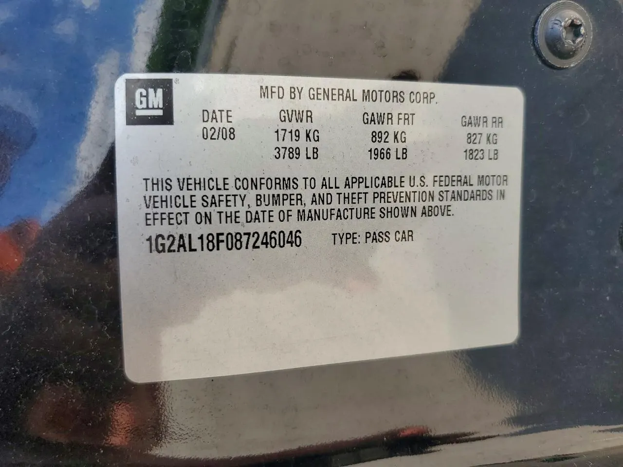2008 Pontiac G5