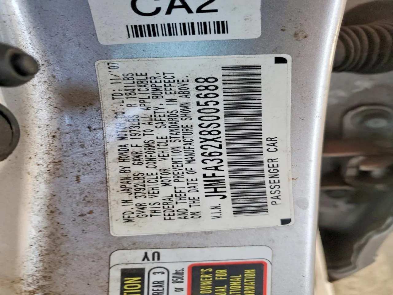 2008 Honda Civic Hybrid CIVIC