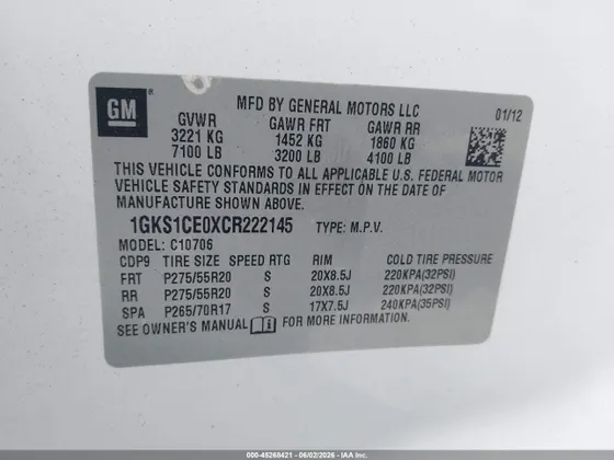 2012 GMC Yukon SLT
