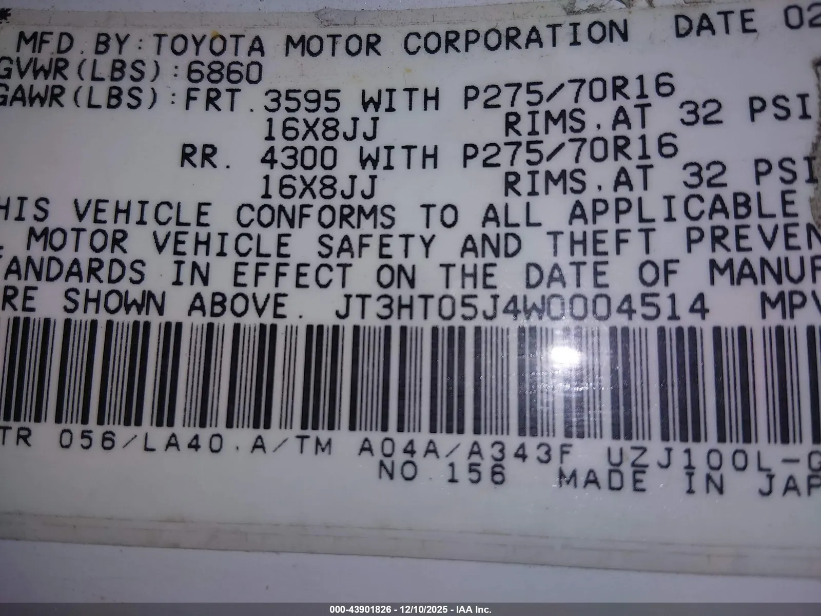 1998 Toyota Land Cruiser