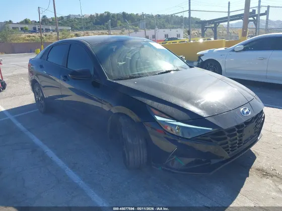 2023 Hyundai Elantra Hybrid Blue