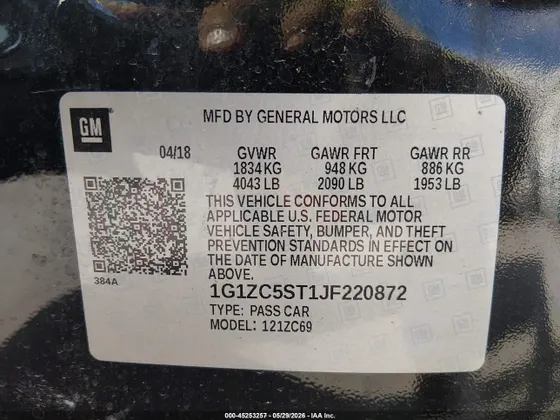 2018 Chevrolet Malibu LS