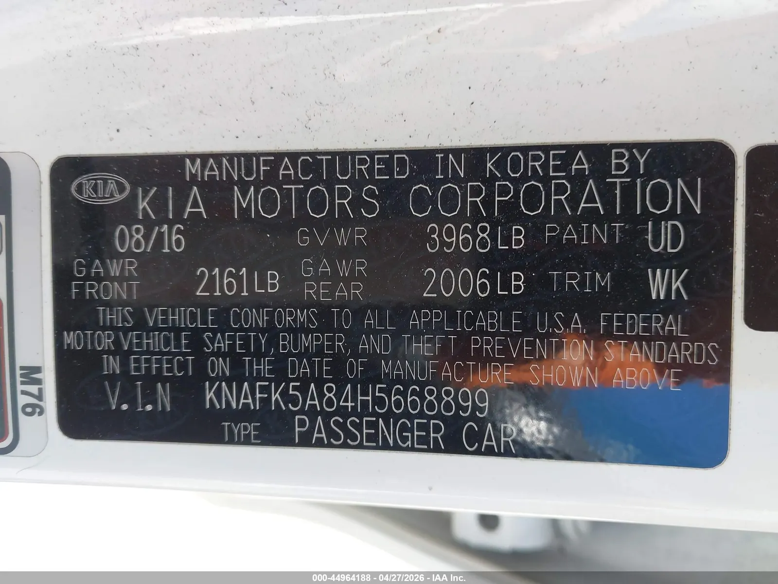 2017 Kia Forte5 LX