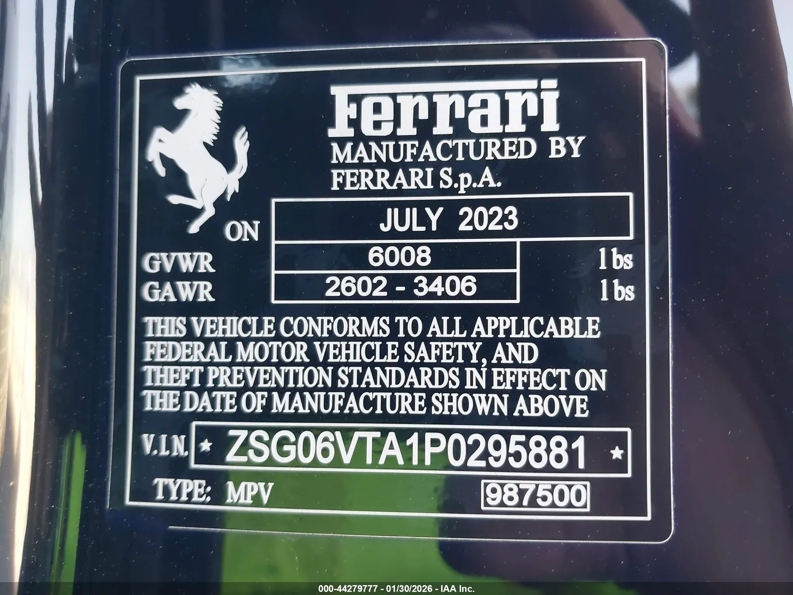 2023 Ferrari Purosangue
