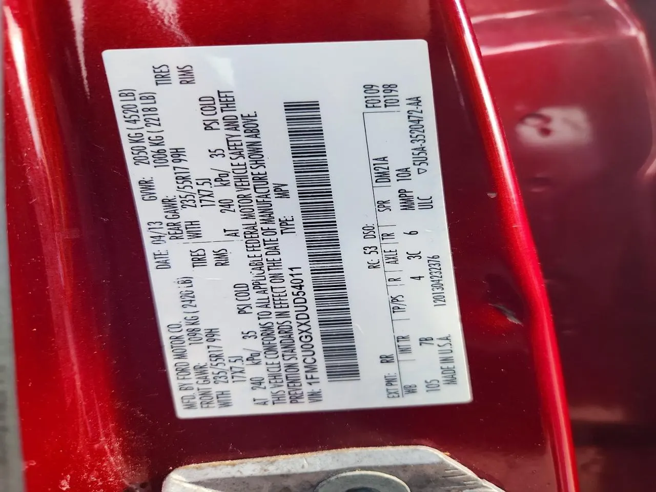 2013 Ford Escape SE