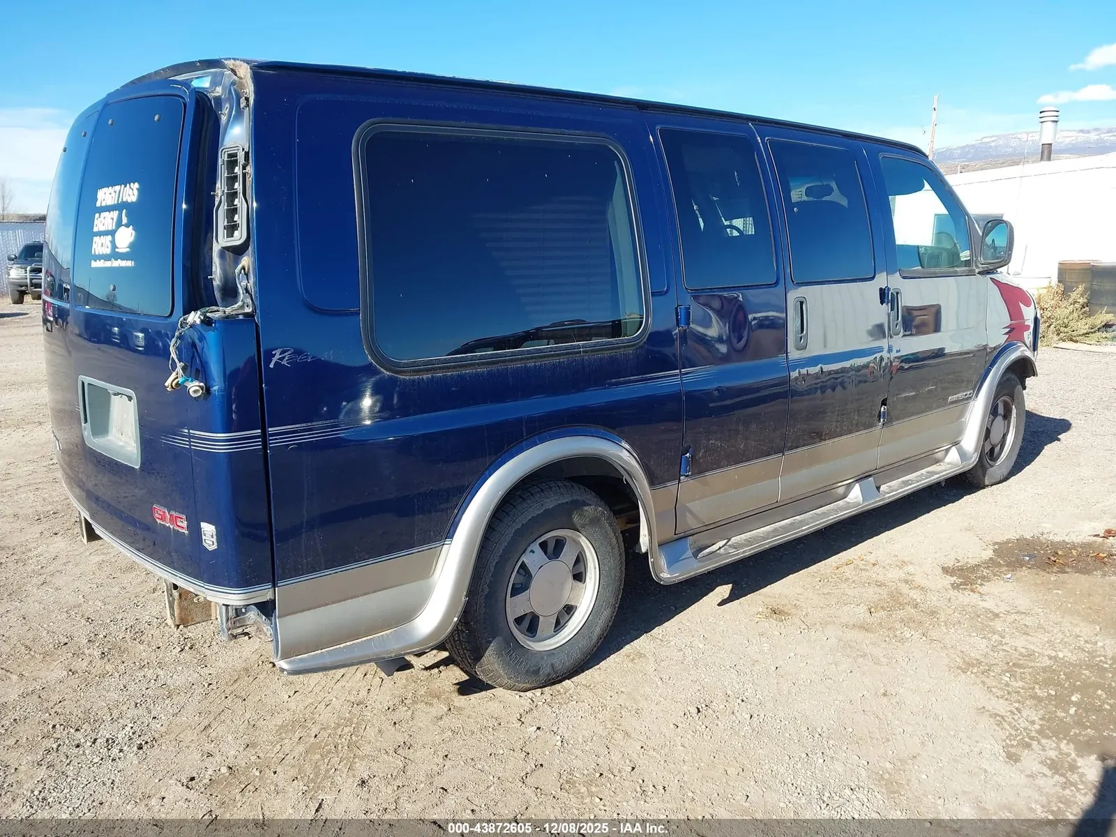 2002 GMC SAVANA CARGO STANDARD