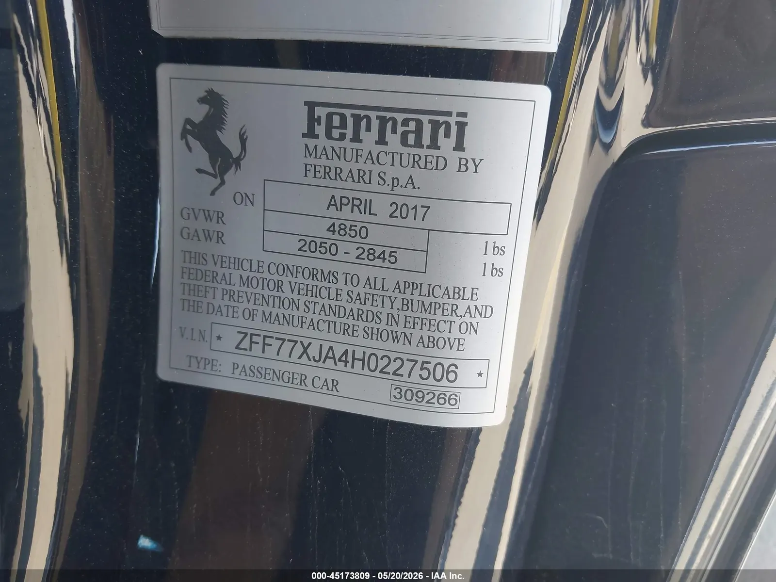 2017 Ferrari California T T