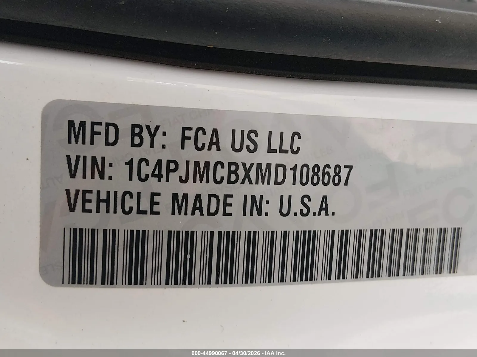 2021 Jeep Cherokee Latitude