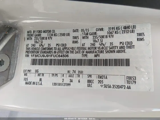 2015 Ford Escape Titanium