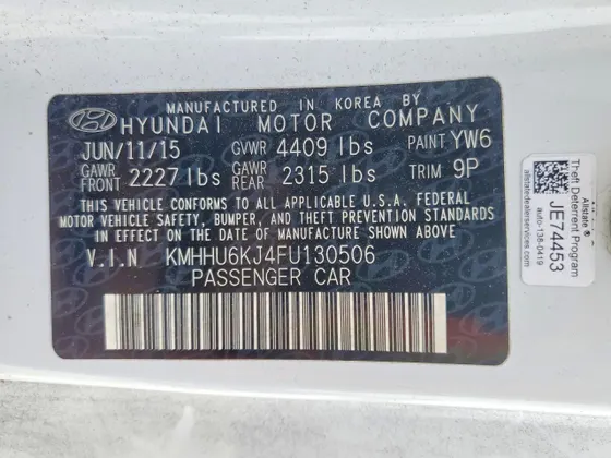 2015 Hyundai Genesis Coupe 3.8L Ultimate