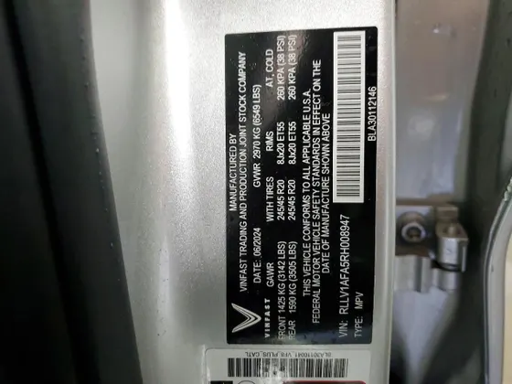 2024 VinFast VF 8 Plus
