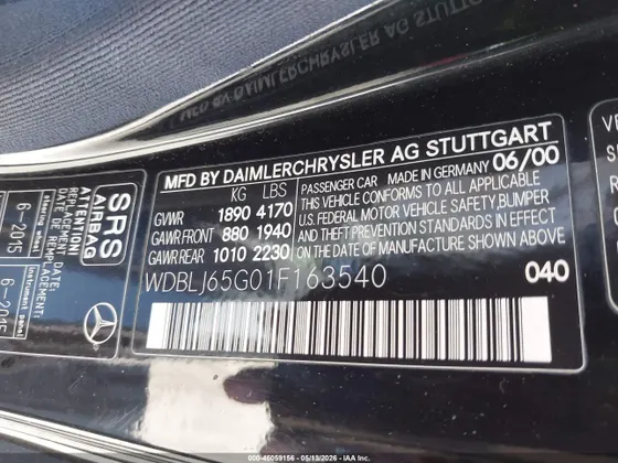 2001 Mercedes-Benz CLK-Class
