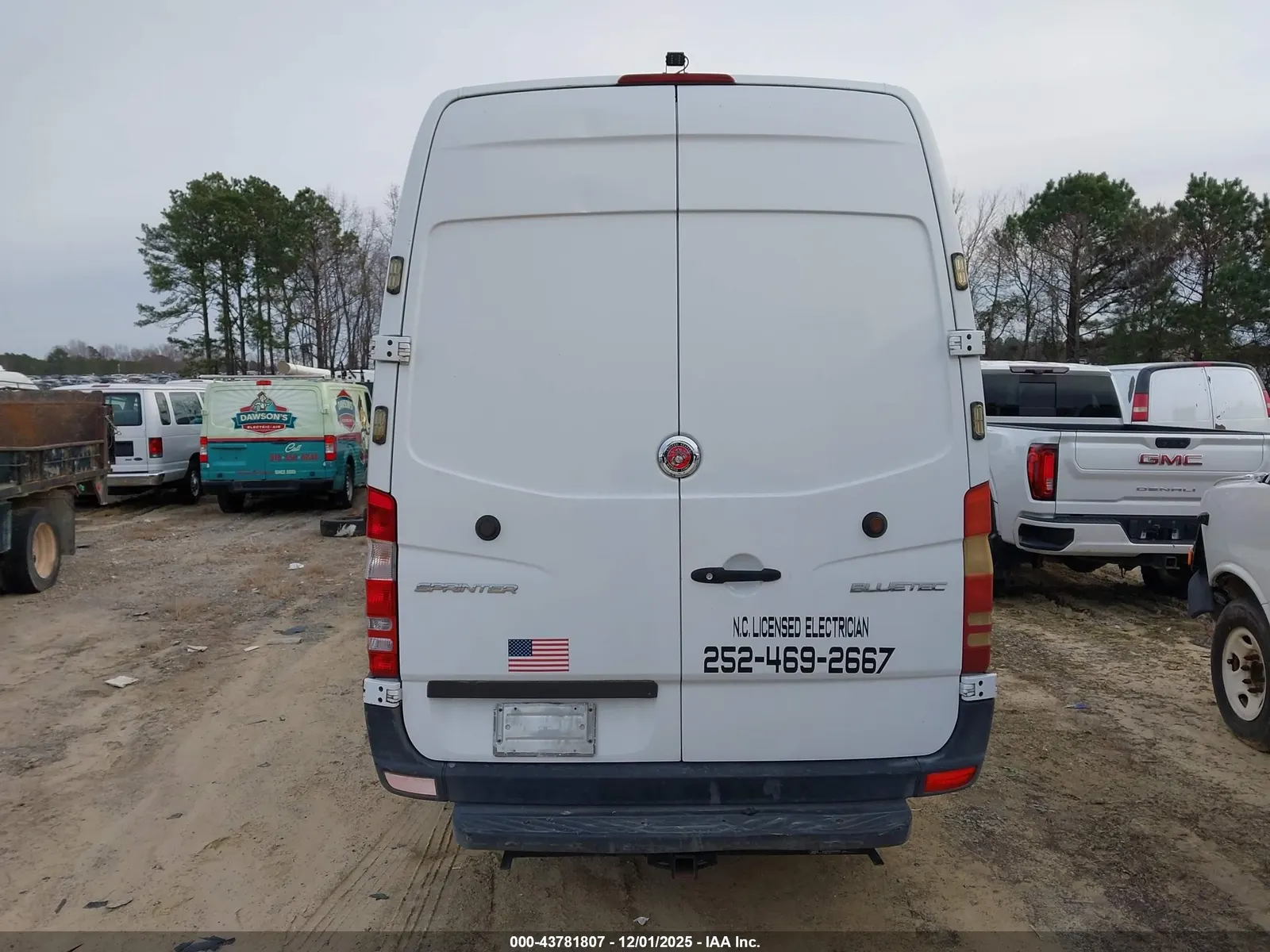 2015 Freightliner SPRINTER HIGH ROOF