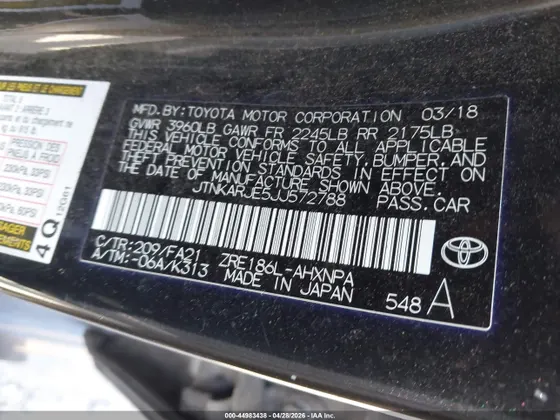 2018 Toyota Corolla iM