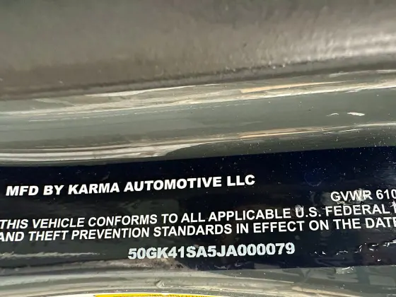 2018 Karma Revero