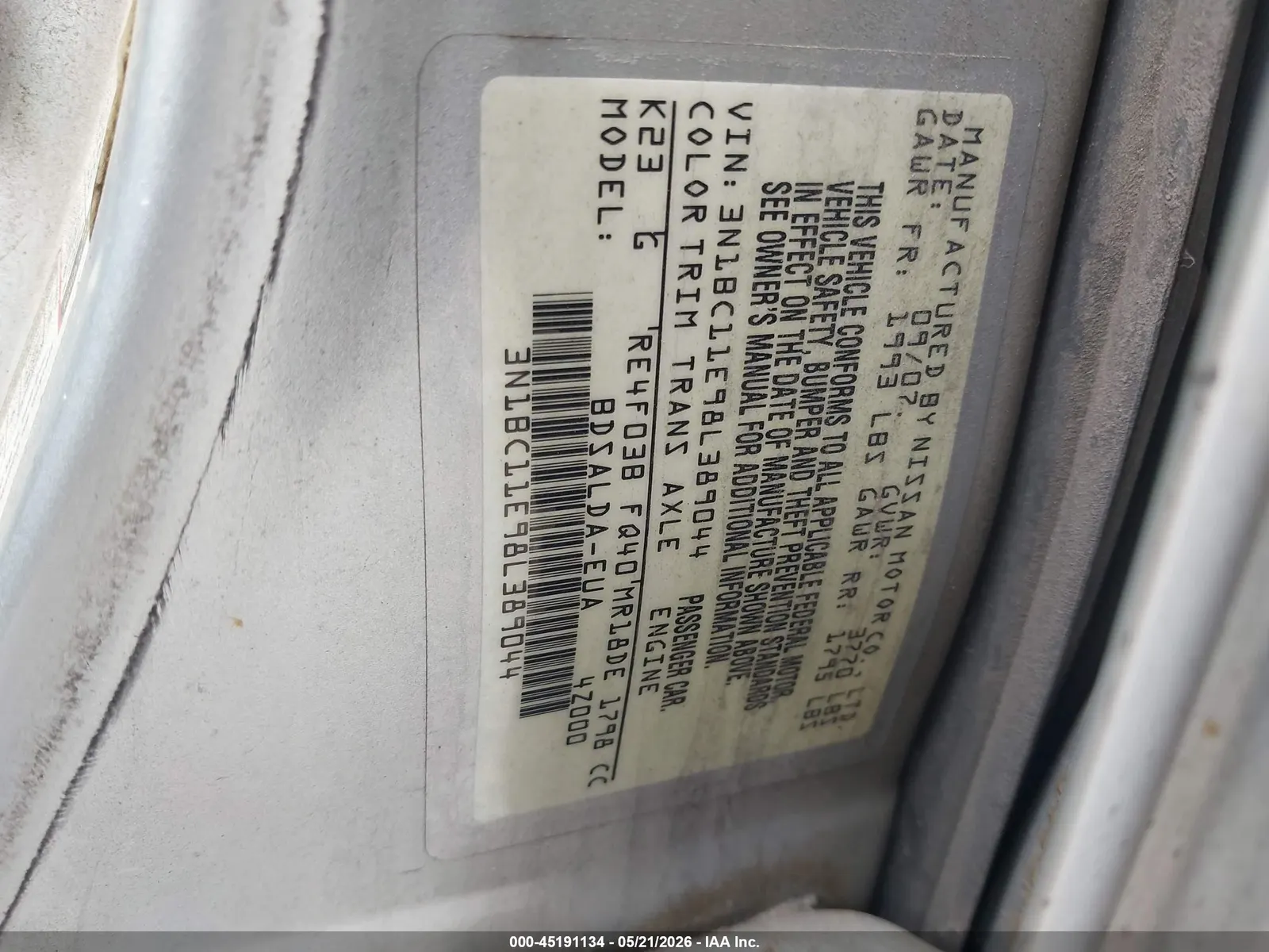 2008 Nissan Versa 1.8 S
