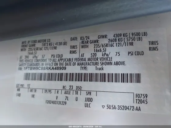 2024 Ford Transit Cargo Van