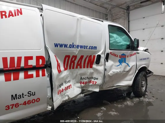 2022 GMC SAVANA CARGO RWD 3500 EXTENDED WHEELBASE WORK VAN