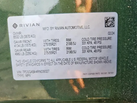 2024 Rivian R1S Adventure