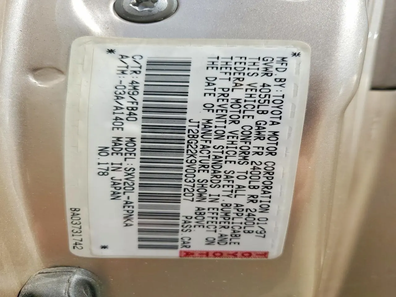 1997 Toyota Camry LE