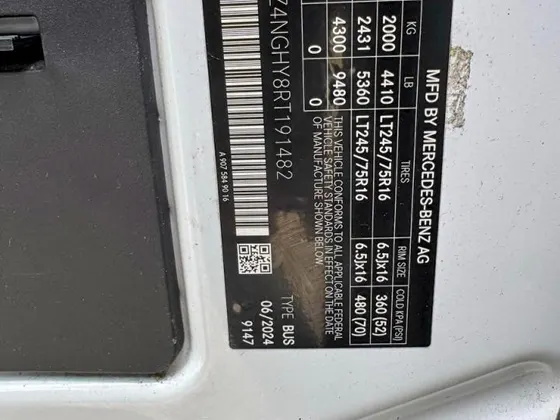 2024 Mercedes-Benz Sprinter Passenger Van SPRINTER