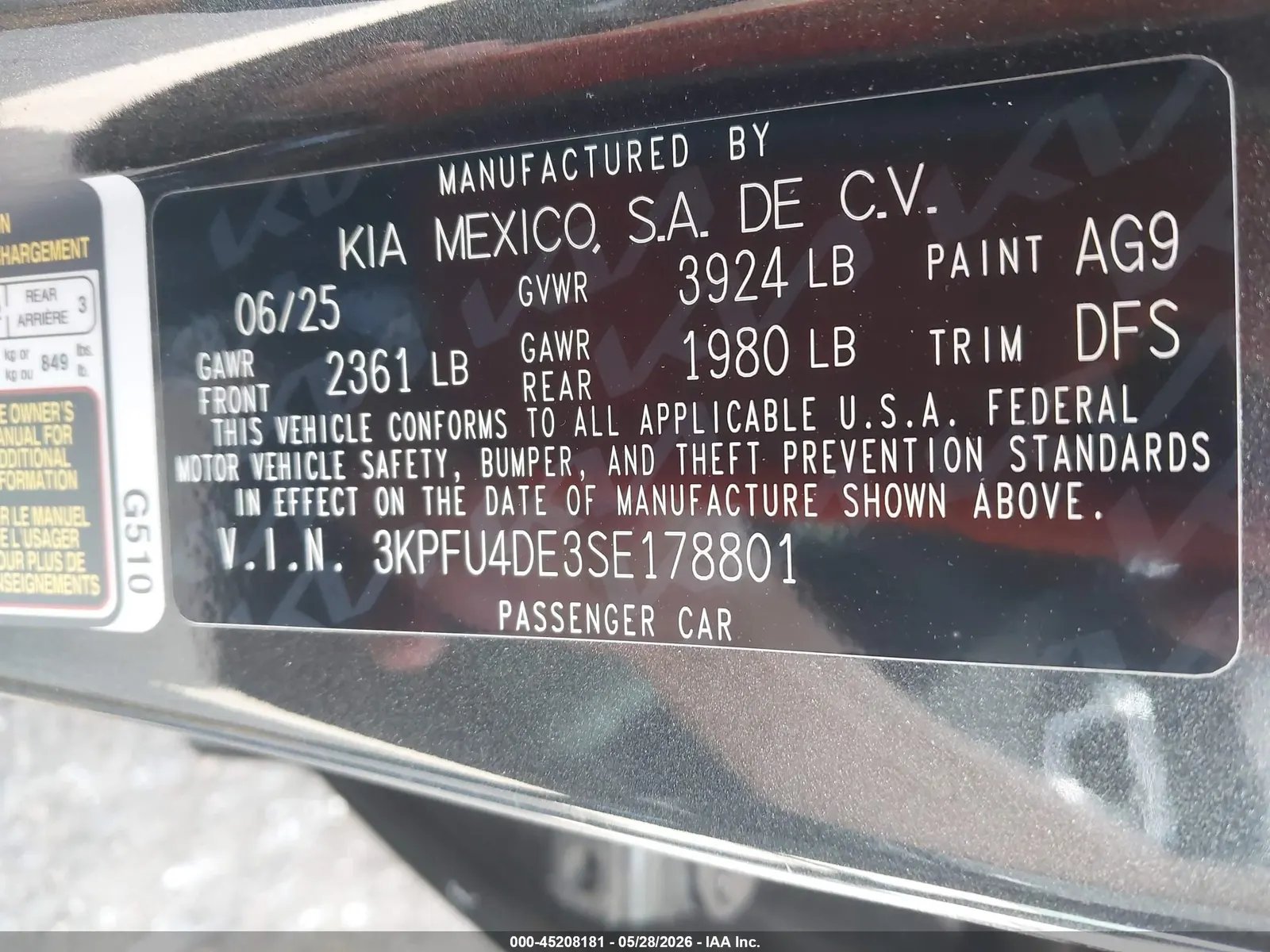 2025 Kia K4 EX