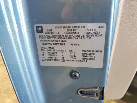 2009 Saturn Outlook XE