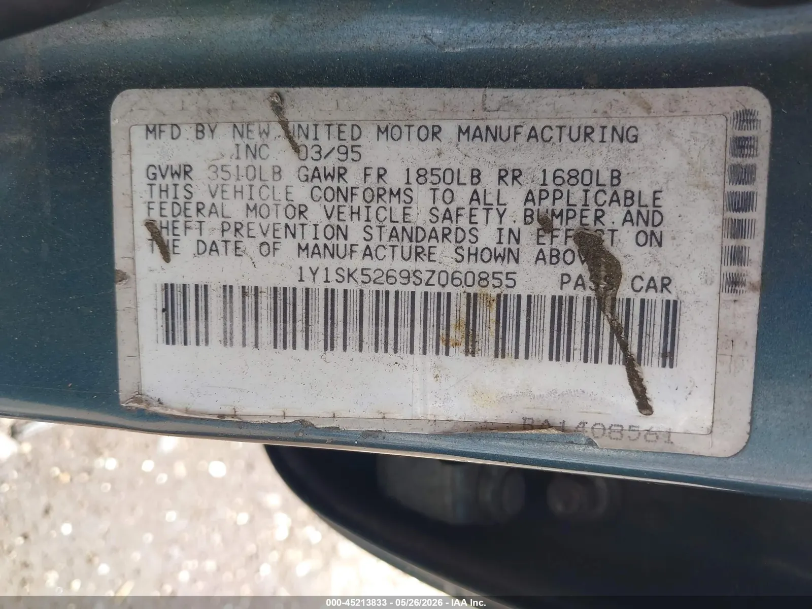 1995 Geo Prizm LSI