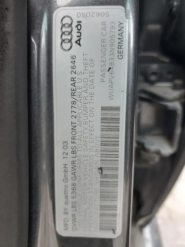 2003 Audi RS 6 RS6