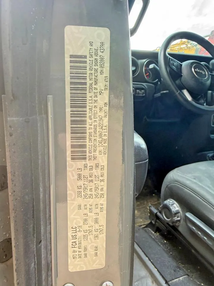 2018 Jeep Wrangler Sport