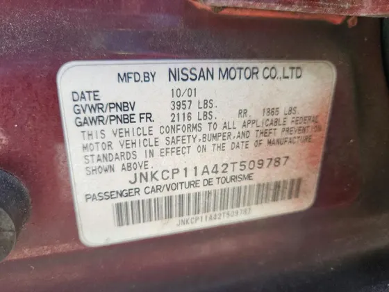 2002 INFINITI G20 Luxury