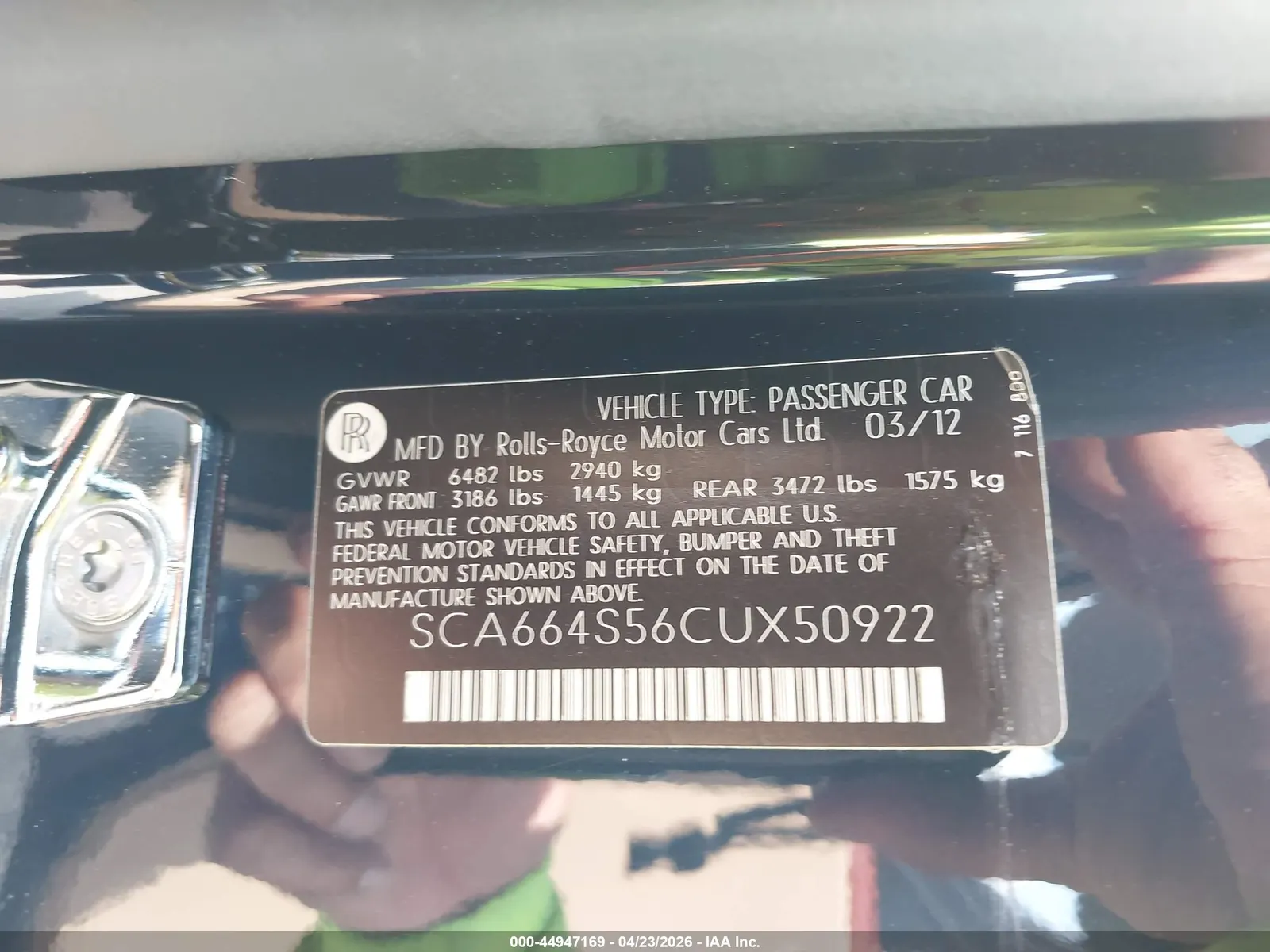 2012 Rolls-Royce Ghost