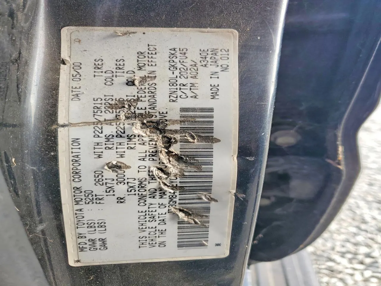 2000 Toyota 4Runner