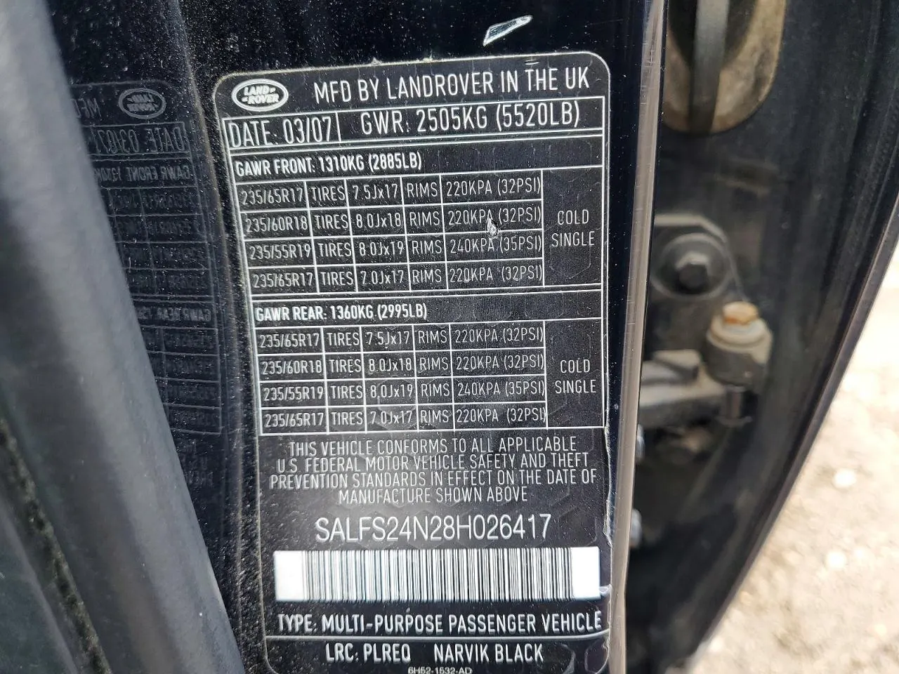 2008 Land Rover LR2 SE