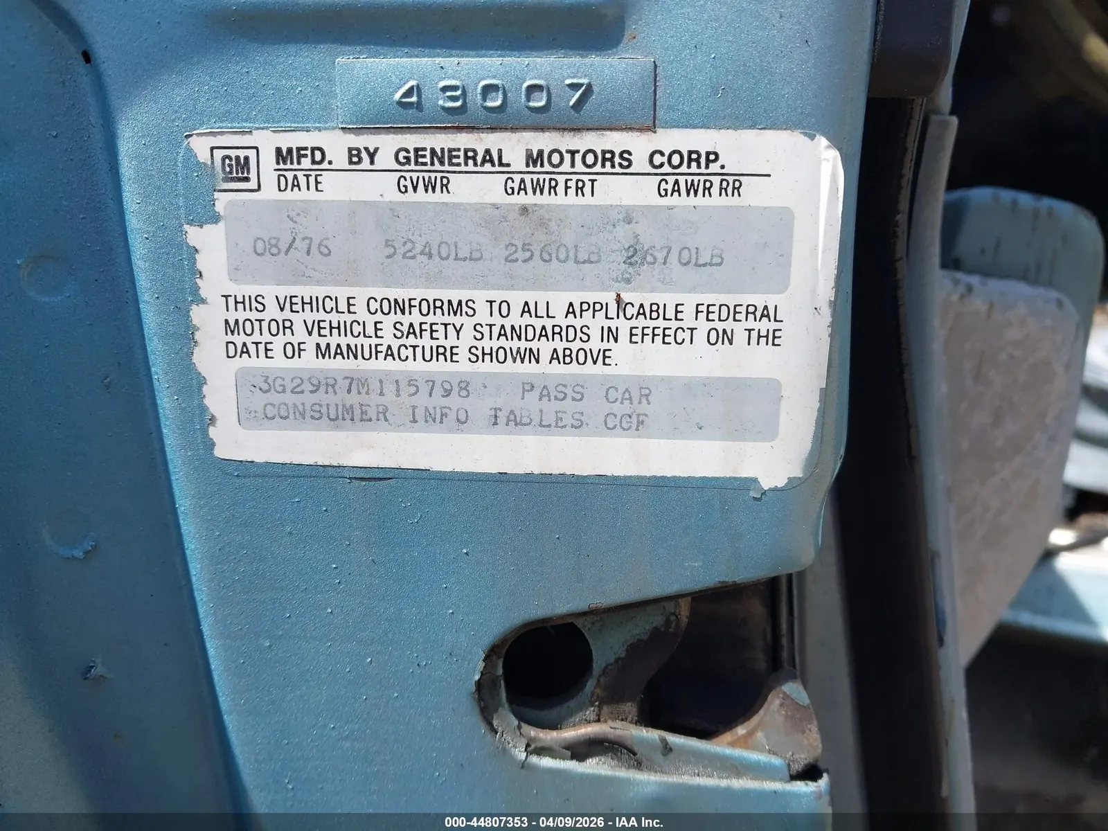 1977 Oldsmobile Cutlass