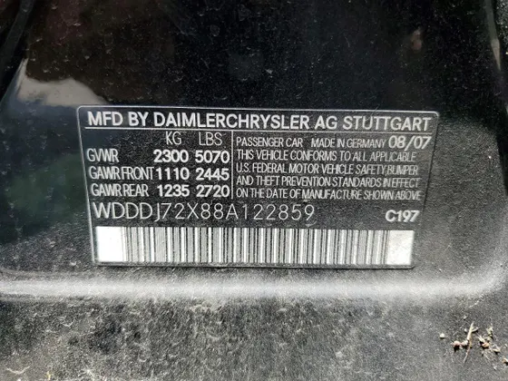 2008 Mercedes-Benz CLS-Class 5.5L