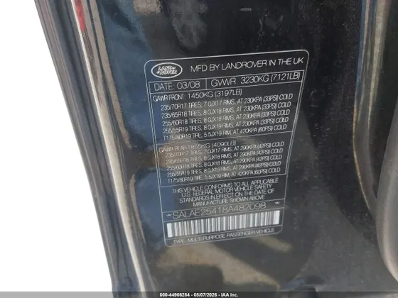 2008 Land Rover LR3 SE