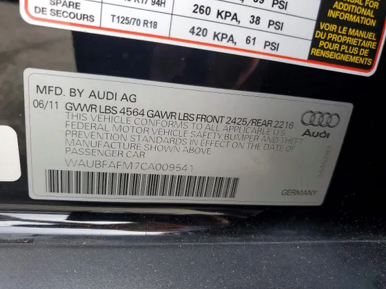 2012 Audi A3 2.0T Premium