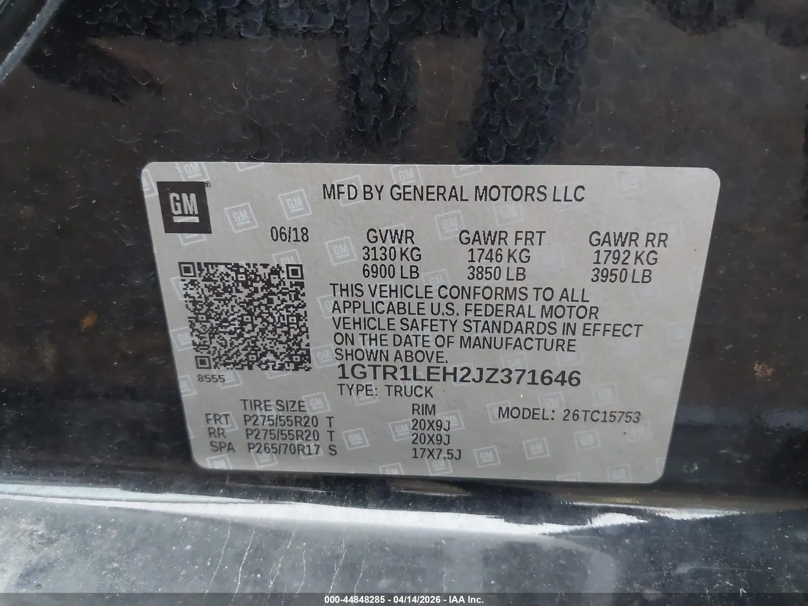 2018 GMC Sierra 1500