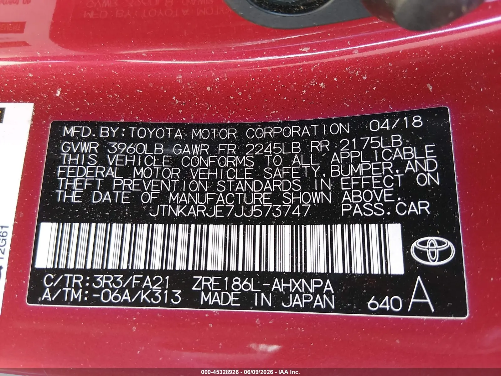 2018 Toyota Corolla iM