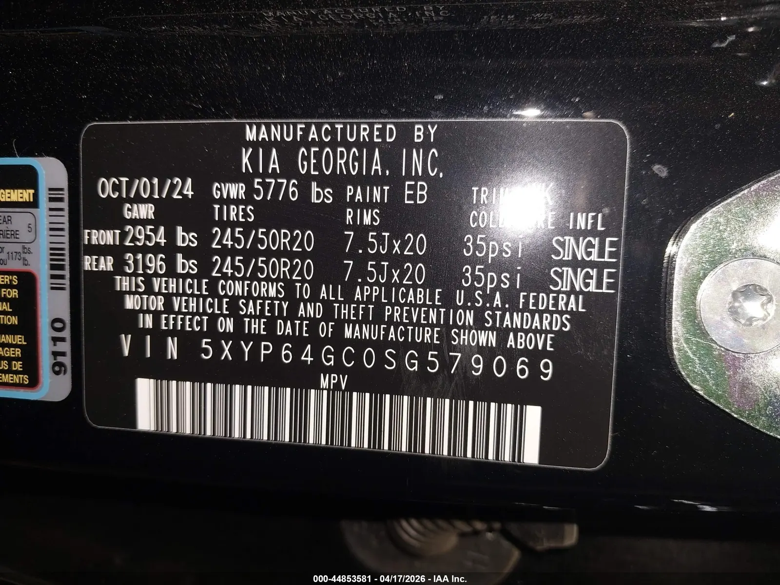 2025 Kia Telluride S