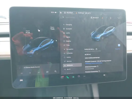 2021 Tesla Model 3 Standard Range Plus