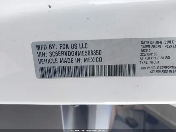 2021 Ram ProMaster HIGH ROOF 159 WB