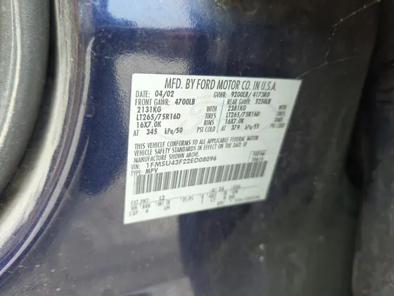 2002 Ford Excursion Limited