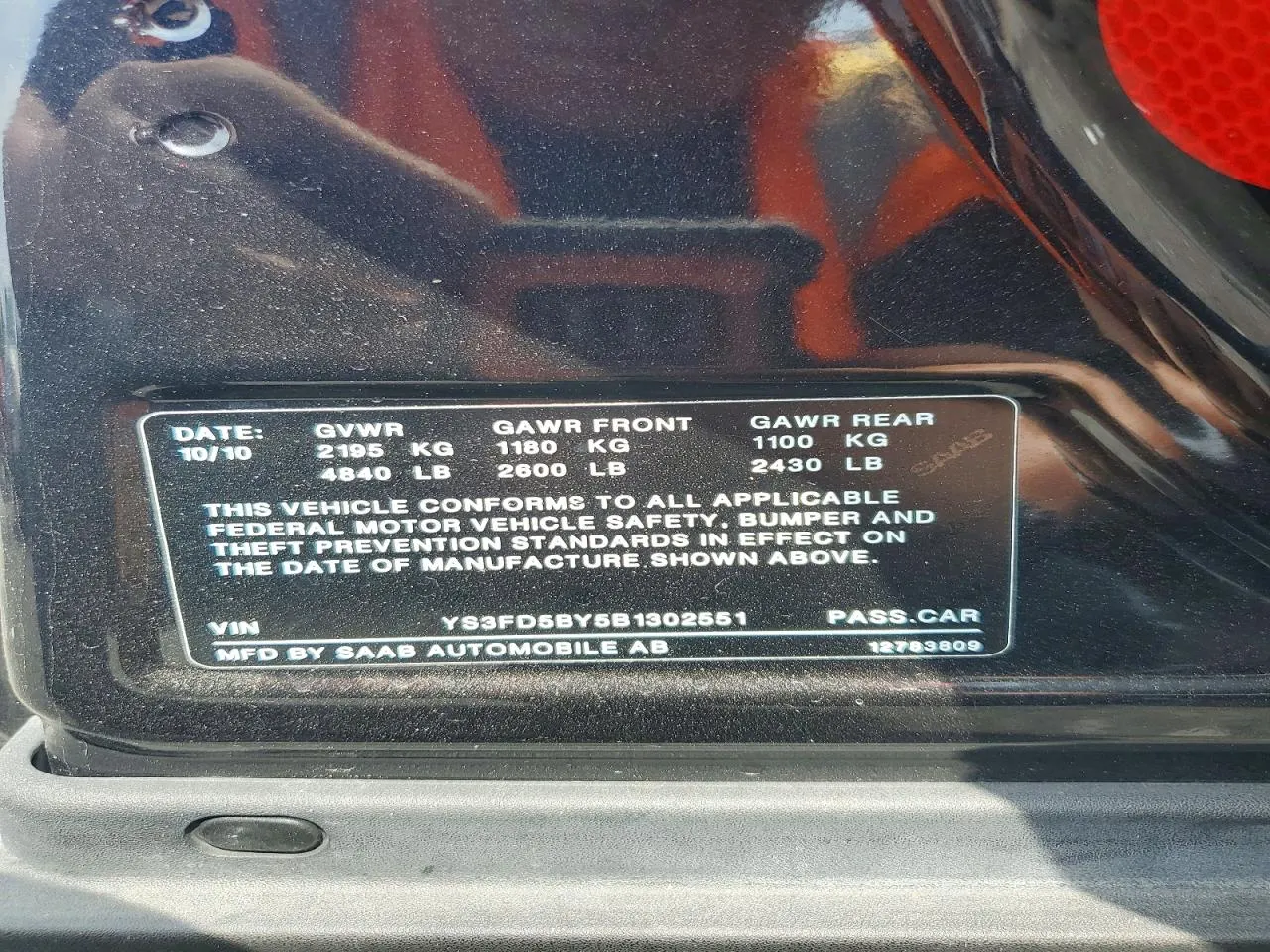 2011 Saab 9-3 9-3X