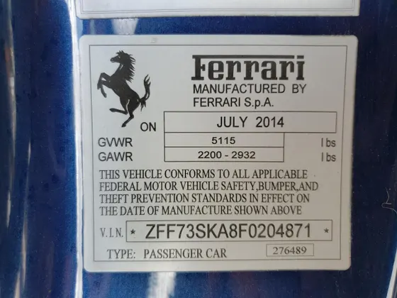 2015 Ferrari FF