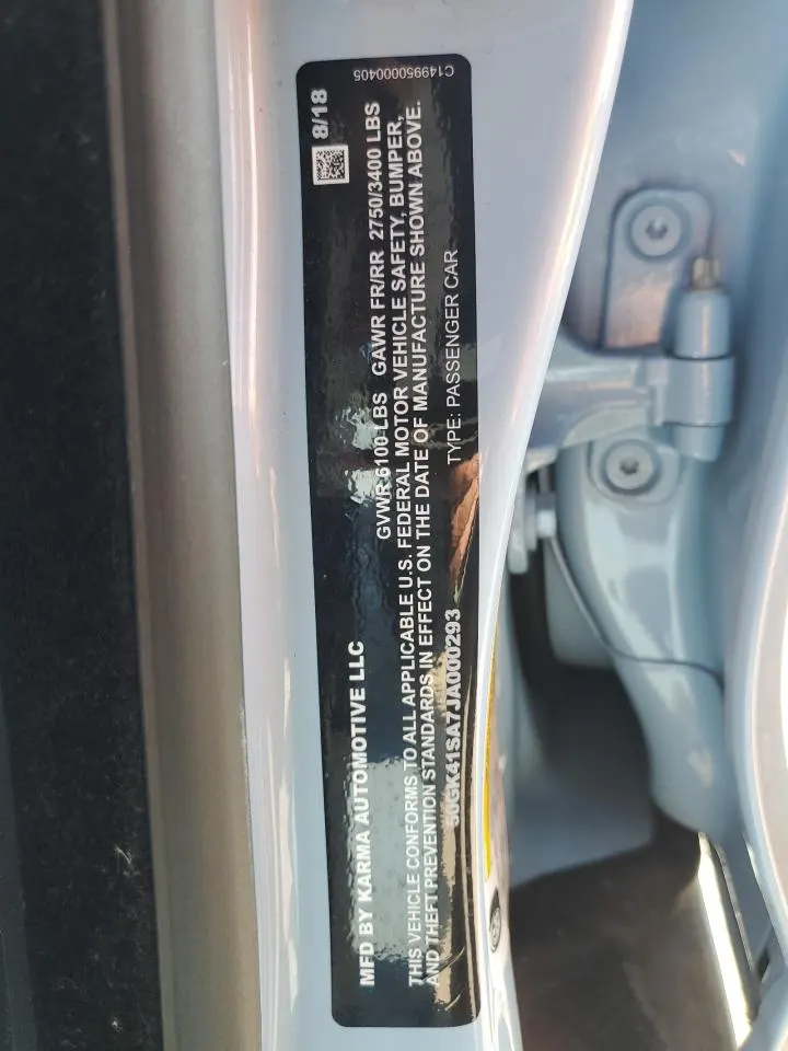 2018 Karma Revero PREMIUM PLUS