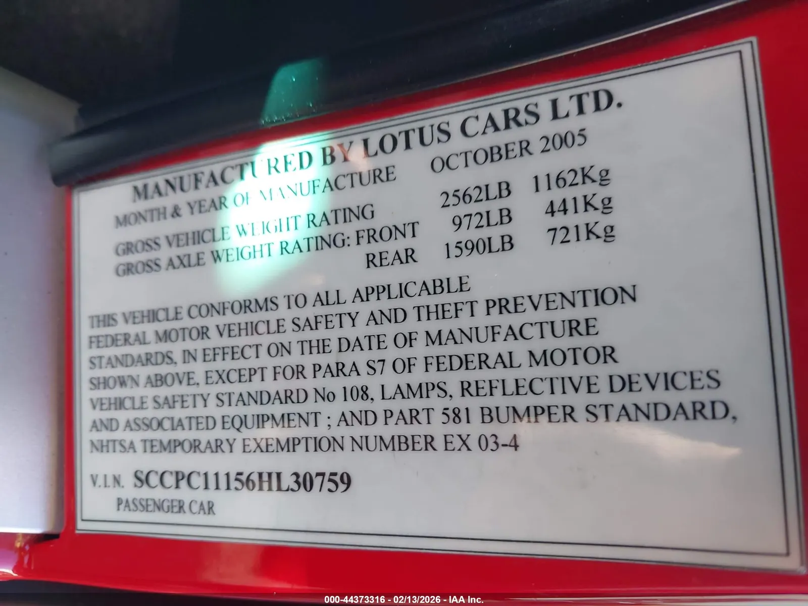 2006 Lotus Elise